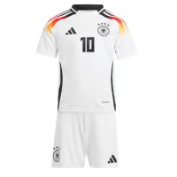 Echipament fotbal Germania Jamal Musiala #10 Tricou Acasa European 2024 pentru copii maneca scurta (+ Pantaloni scurti)